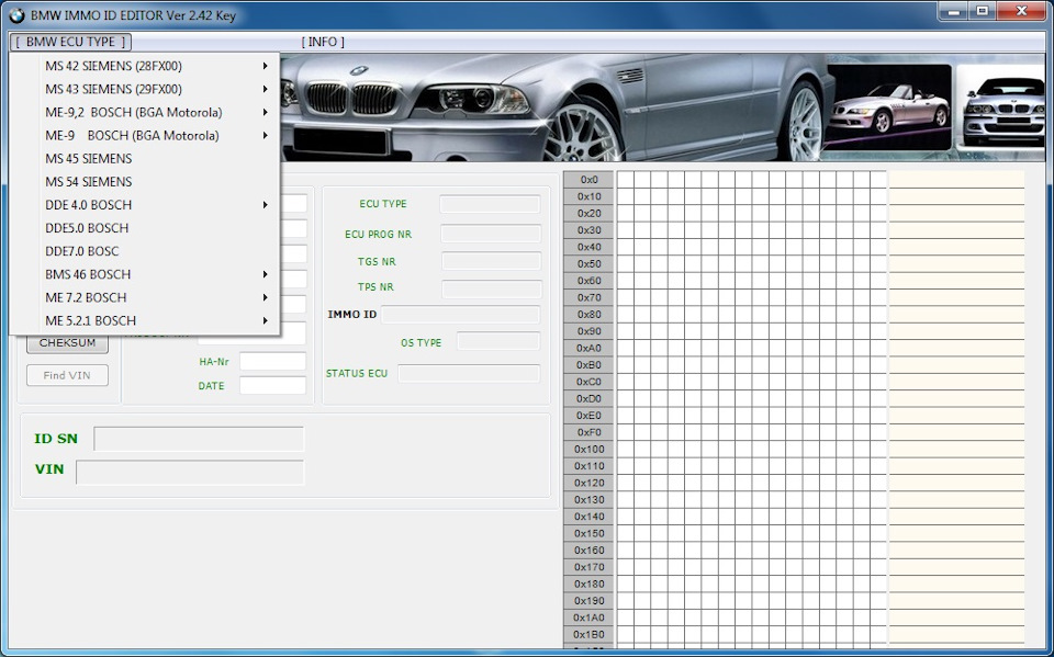 Поиск ISN. Синхронизация Б/У Блоков DME И EWS — Сообщество «BMW.