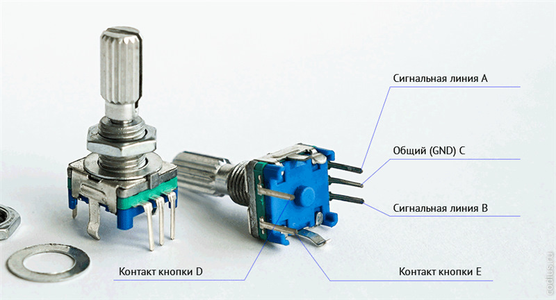 Распиновка энкодера