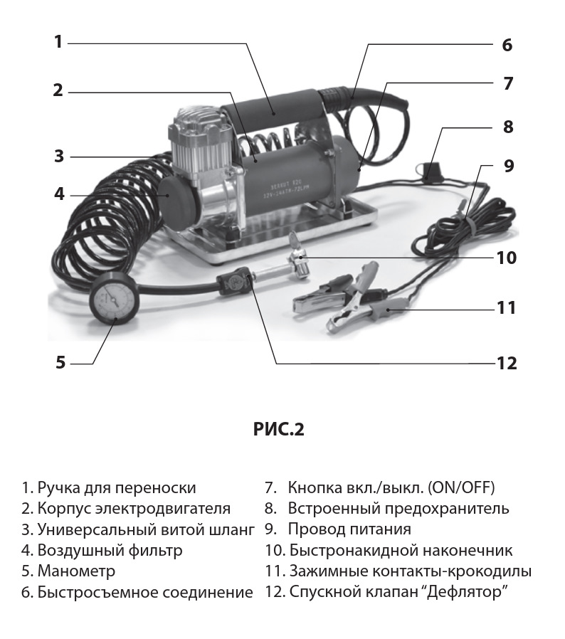 Купить Автомобильный Компрессор Для Подкачки Шин Беркут