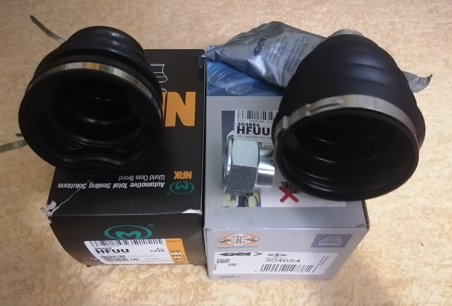 Внешние пыльники ШРУС — Ford Fusion, 1,6 л, 2007 года | визит на сервис ...