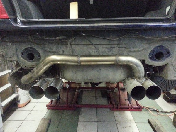 Custom выхлоп - BMW M3 Coupe (E46), 5 л, 2002 года тюнинг DRIVE2