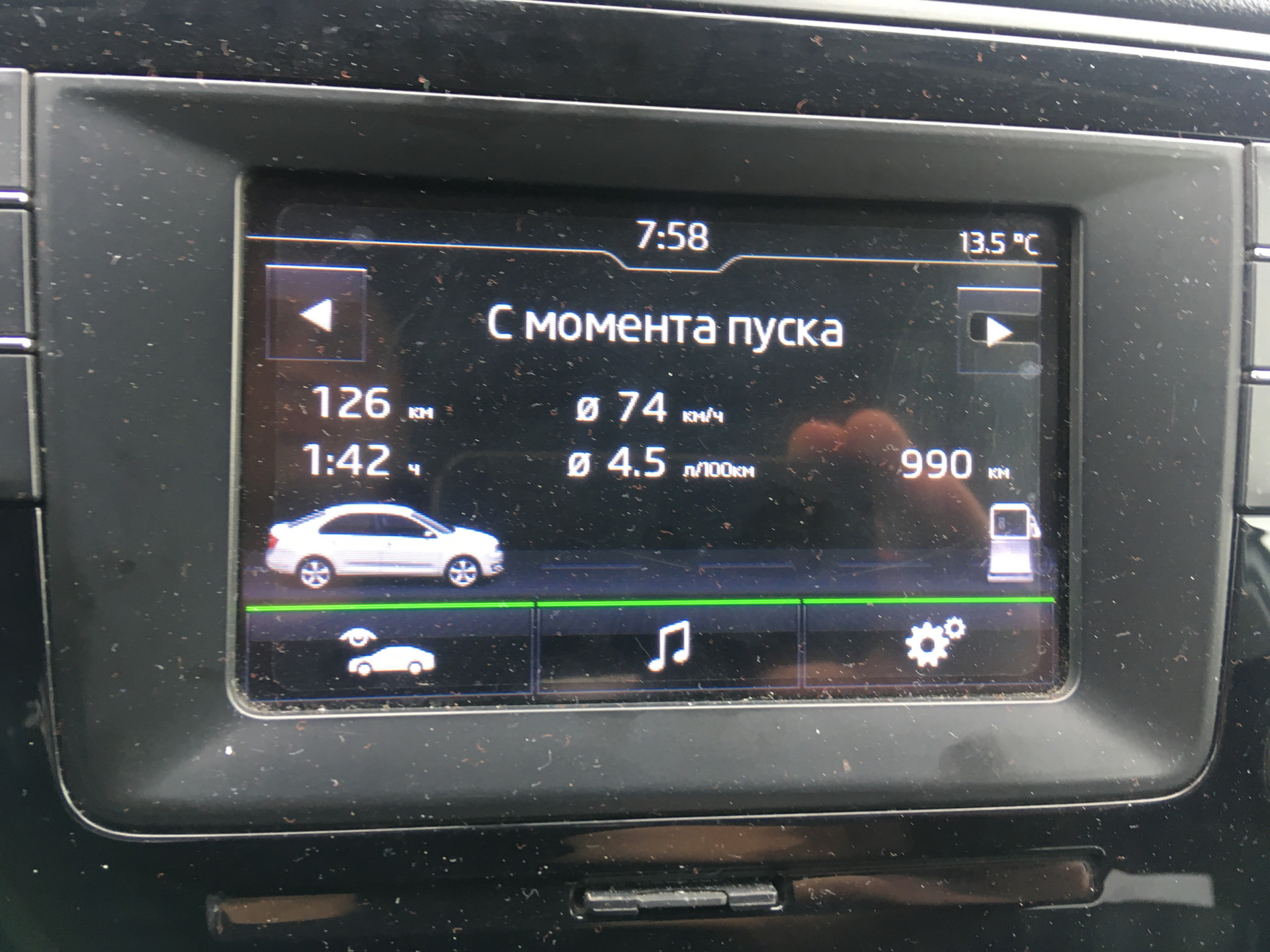 Расход топлива — Hyundai Solaris, 1,4 л, 2015 года | наблюдение | DRIVE2