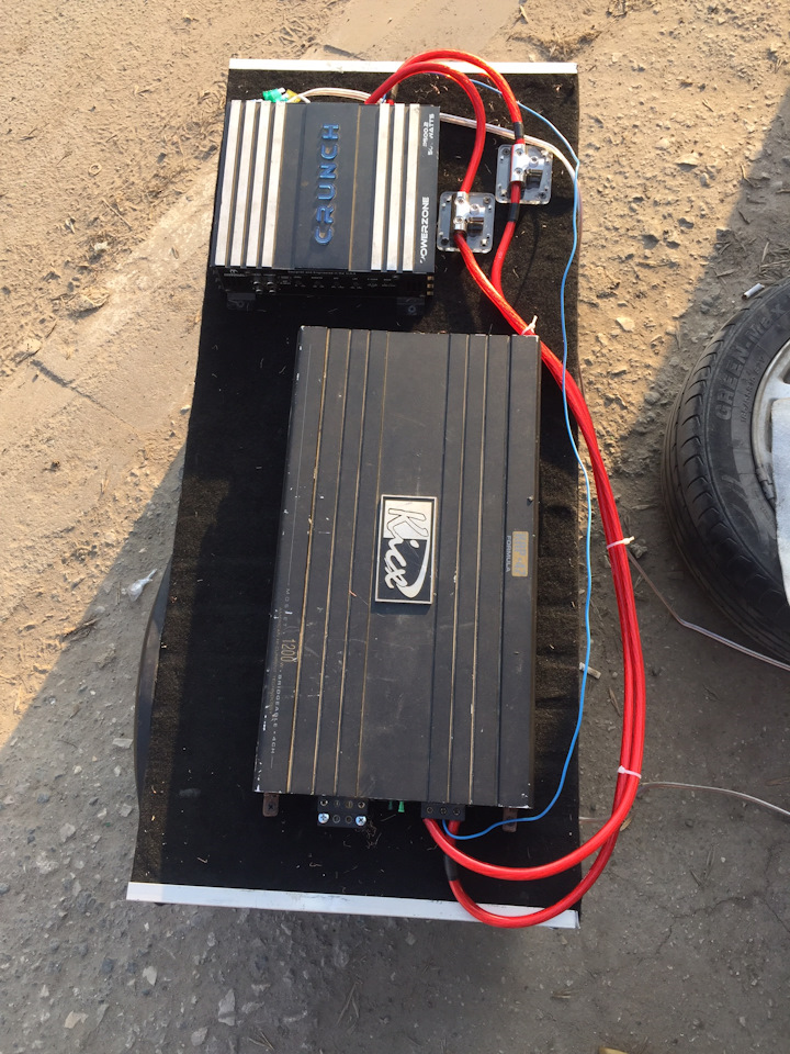 Установка, подключение усилителя к штатной ммс — Lada Гранта, 1,6 л ...