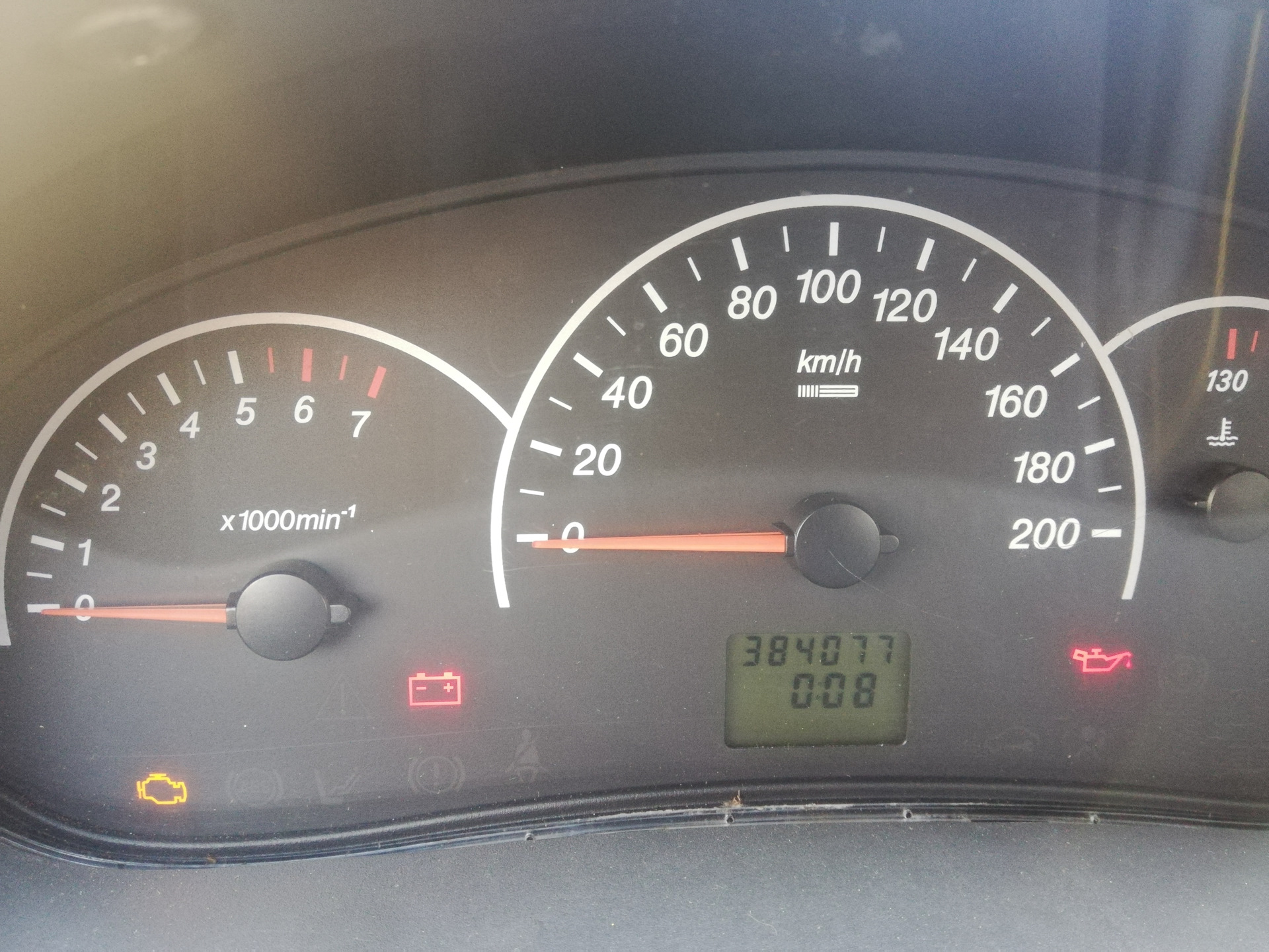 Приборка от калины 1 на ваз 2112 — Lada 21124, 1,6 л, 2007 года ...