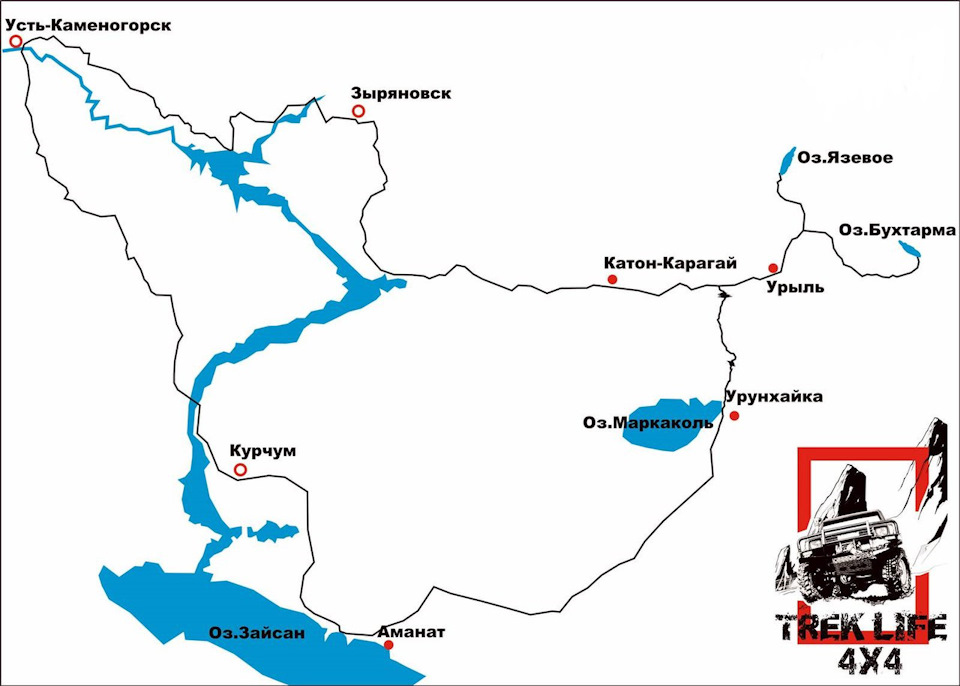 Карта зыряновск онлайн