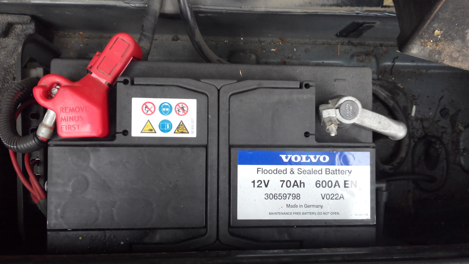 Volvo xc90 садится аккумулятор