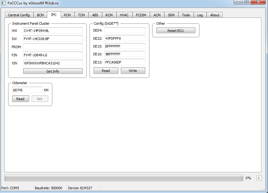 Focus config. Focus config