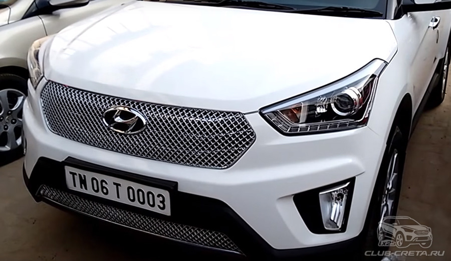 Как снять решетку радиатора крета #7 Хочу тоже такую. - Hyundai Creta (1G), 1,6 л, 2017 года тюнинг DRIVE2
