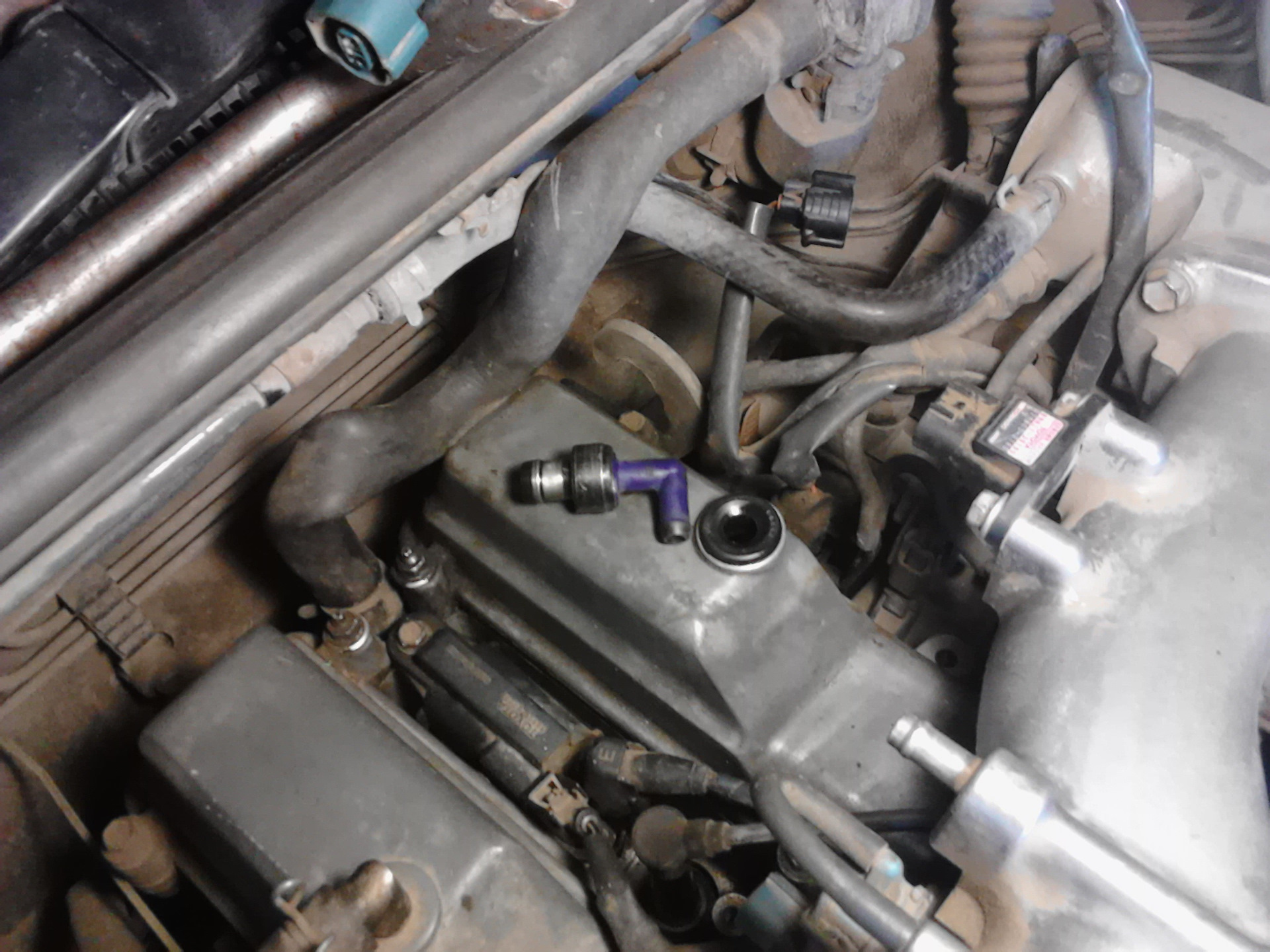 2gz ge клапан ввитиа как снять Уплотнители форсунок и несколько обновок - Toyota Mark II (100), 2,5 л, 1999 год