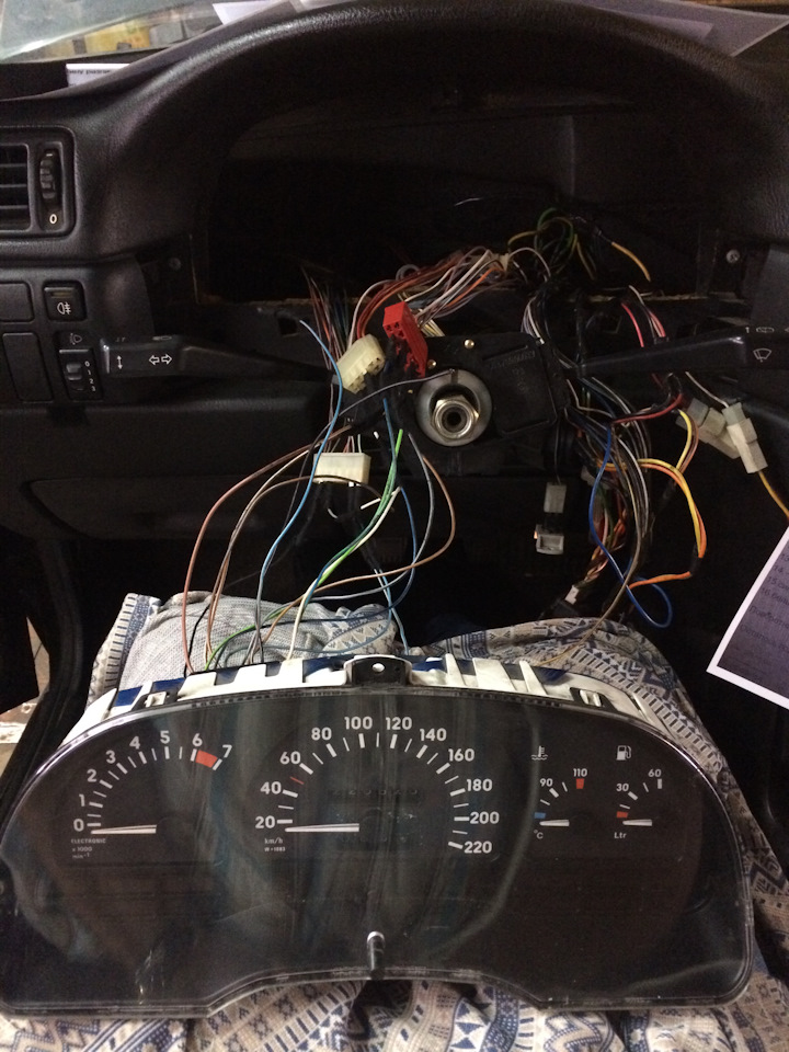 Пришел щиток приборов опель вектра А в ваз — Lada 21093i, 1,5 л, 2000 ...