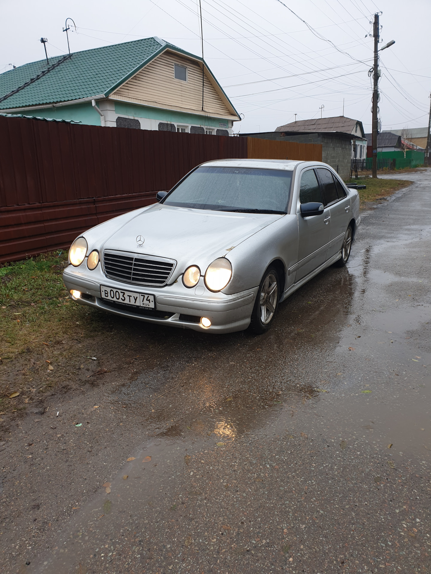 Китайские AMG бампера. Нужен совет — Mercedes-Benz E-class (W210), 2,2 л,  1999 года | ДТП | DRIVE2