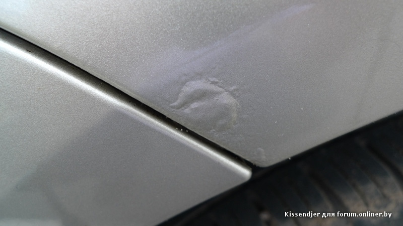 Почему вздувается краска. Вздутие краски на Киа Рио 4. Volkswagen Polo sedan вздутие краски. Киа Рио сколы ЛКП. Киа Рио 4 ржавчина.