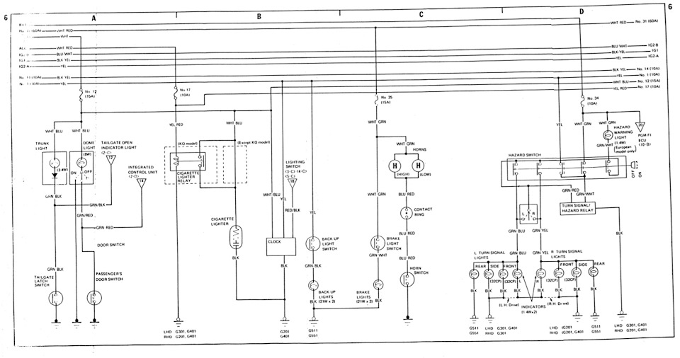 Схема проводки — DRIVE2