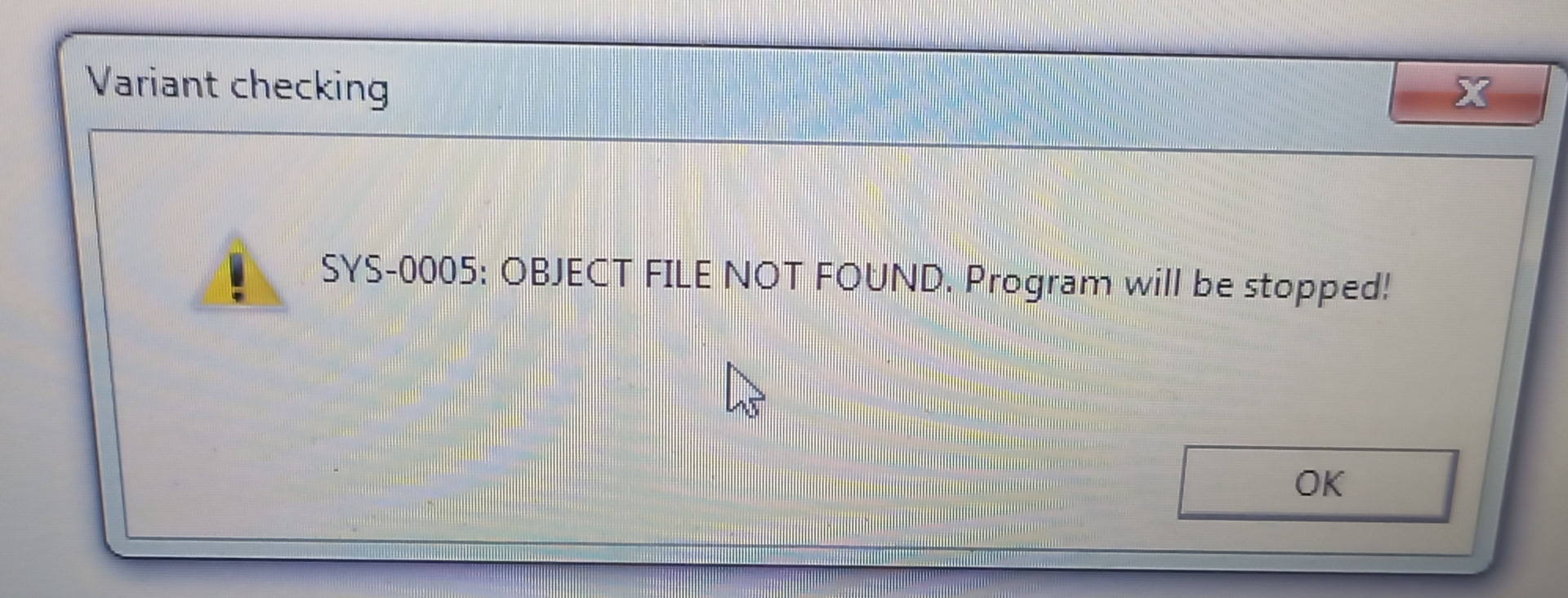 File not found internal