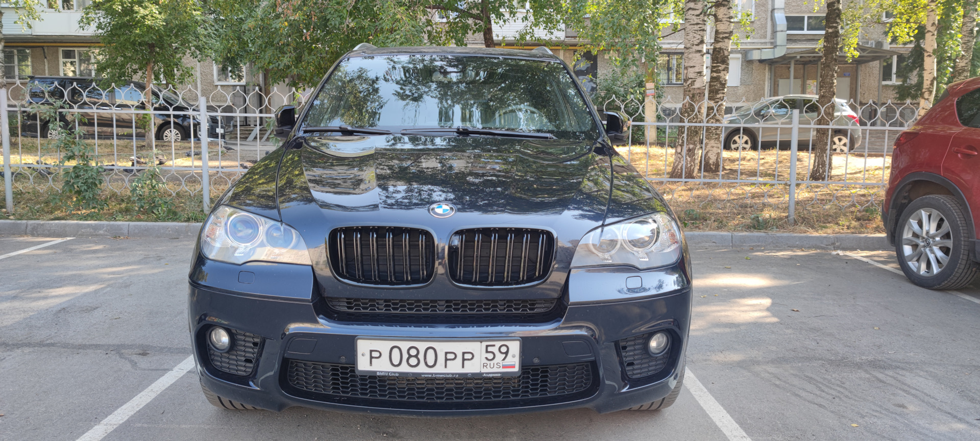 Замена решёток радиатора + установил заднюю камеру — BMW X5 (E70), 3 л,  2009 года | своими руками | DRIVE2