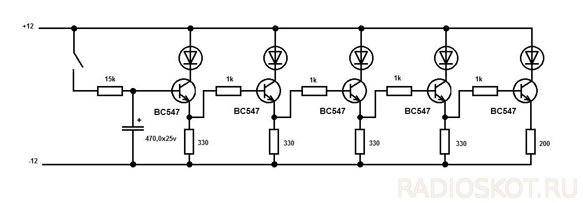 Bc547 схемы для начинающих