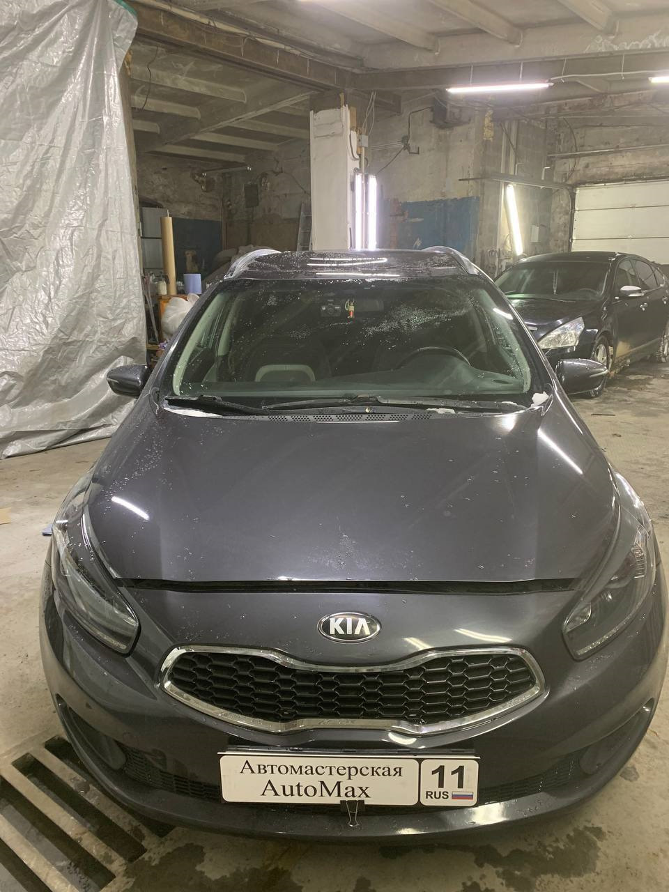 Черные маски фар Kia ceed jd — KIA Ceed (2G), 1,6 л, 2014 года | тюнинг ...