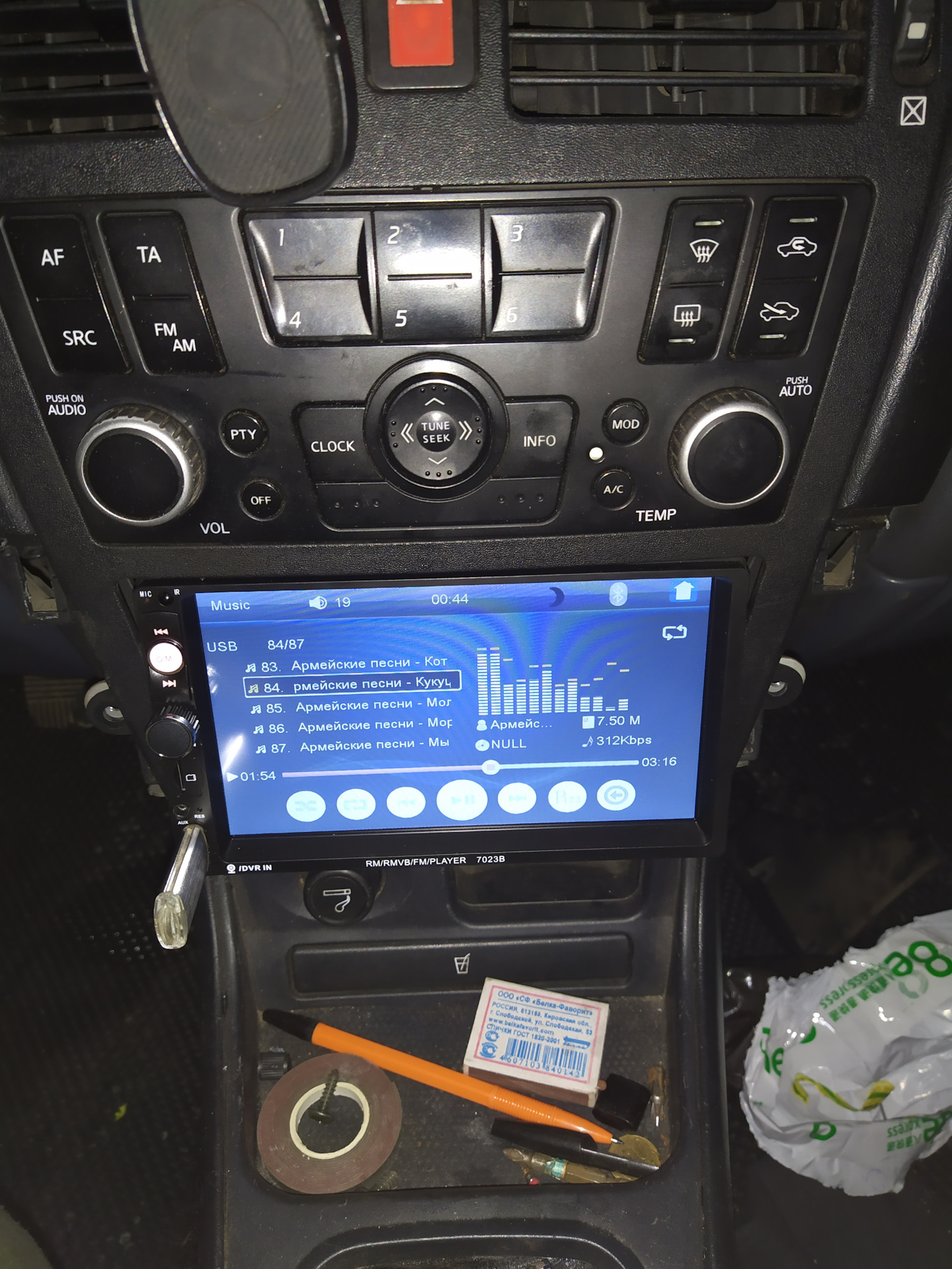 Yatour M06+BTM vs Yatour BTA сравнение на almera n16 — Nissan Almera II ...