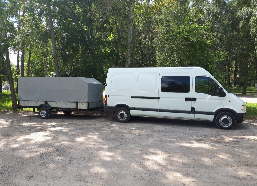 Установка тормоза наката на Прицеп — платформа Бизнес 112550 Евро ...