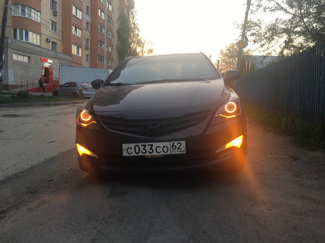 PY21W в ДХО solaris рестайлинг — Hyundai Solaris (1G), 1,6 л, 2015 года ...