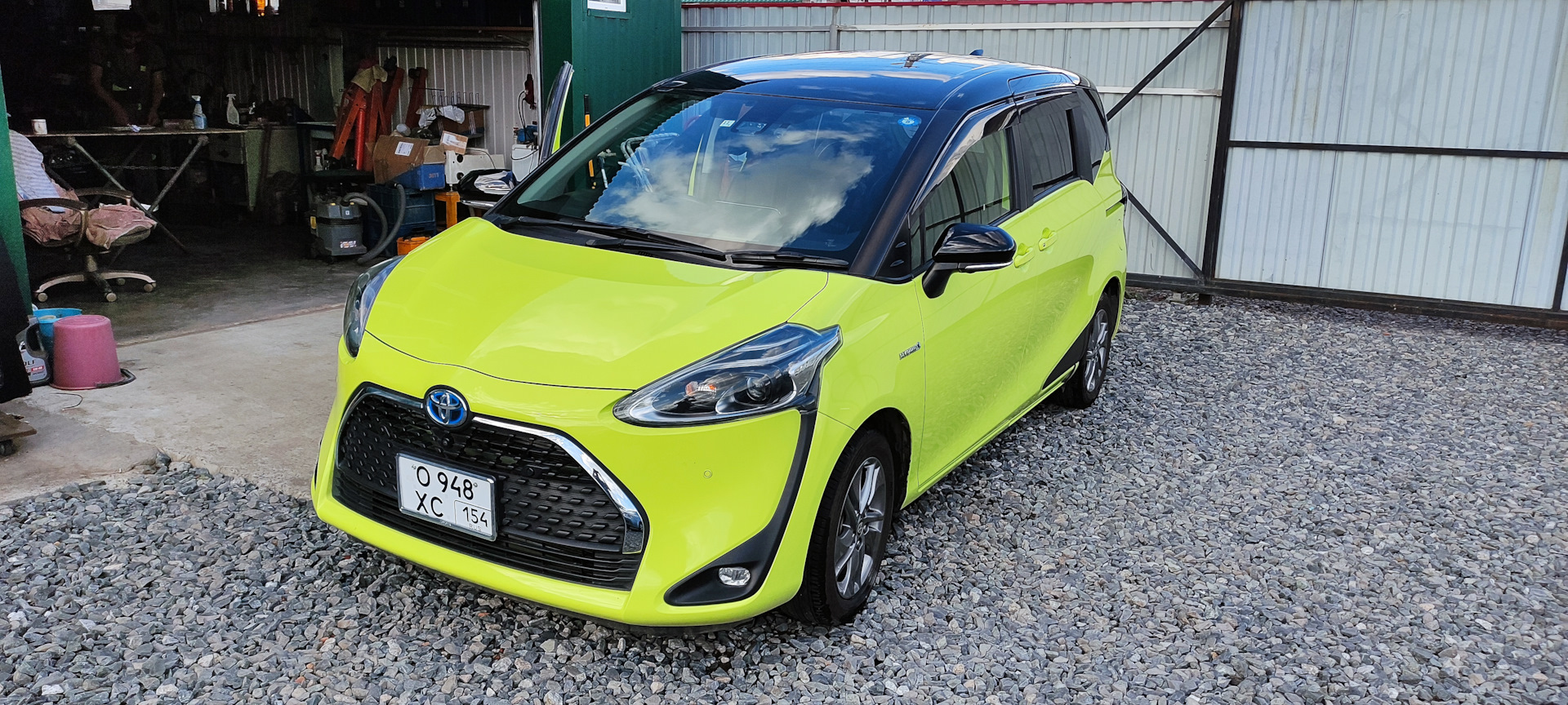 Штатные 16шки — Toyota Sienta (2G), 1,5 л, 2018 года | колёсные диски |  DRIVE2