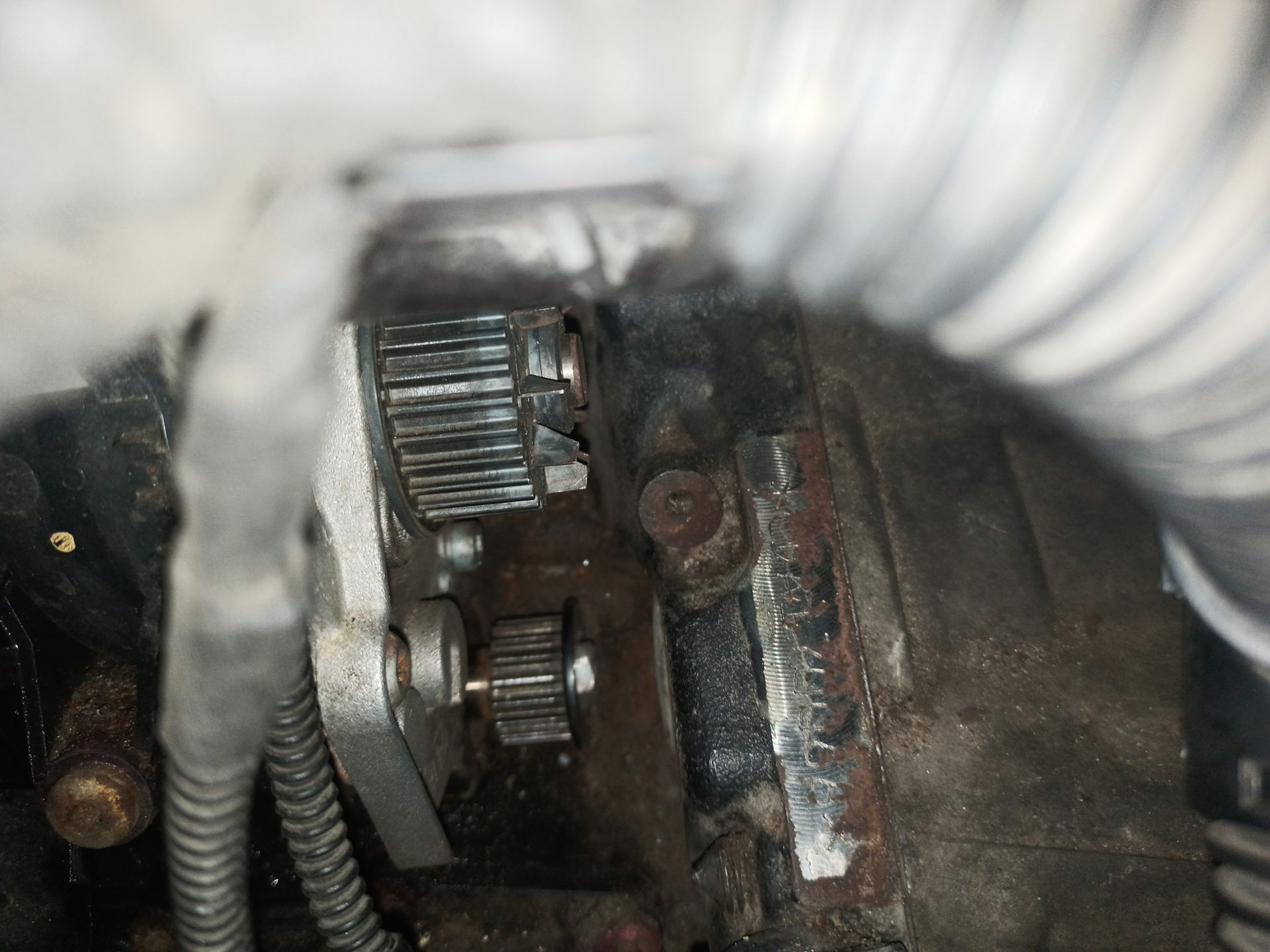 Ремень привода помпы охлаждения — Skoda Octavia A5 Mk2, 1,8 л, 2012 ...