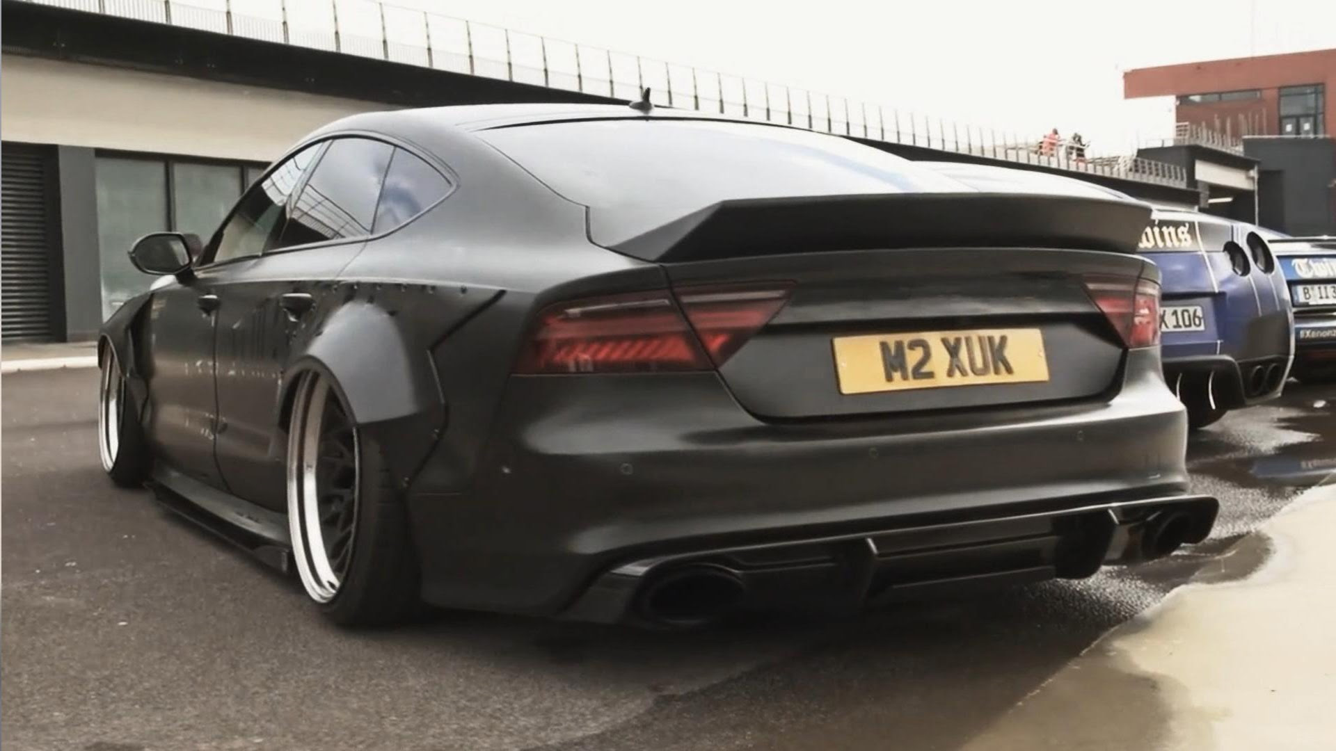 Audi a7 Tuning черная