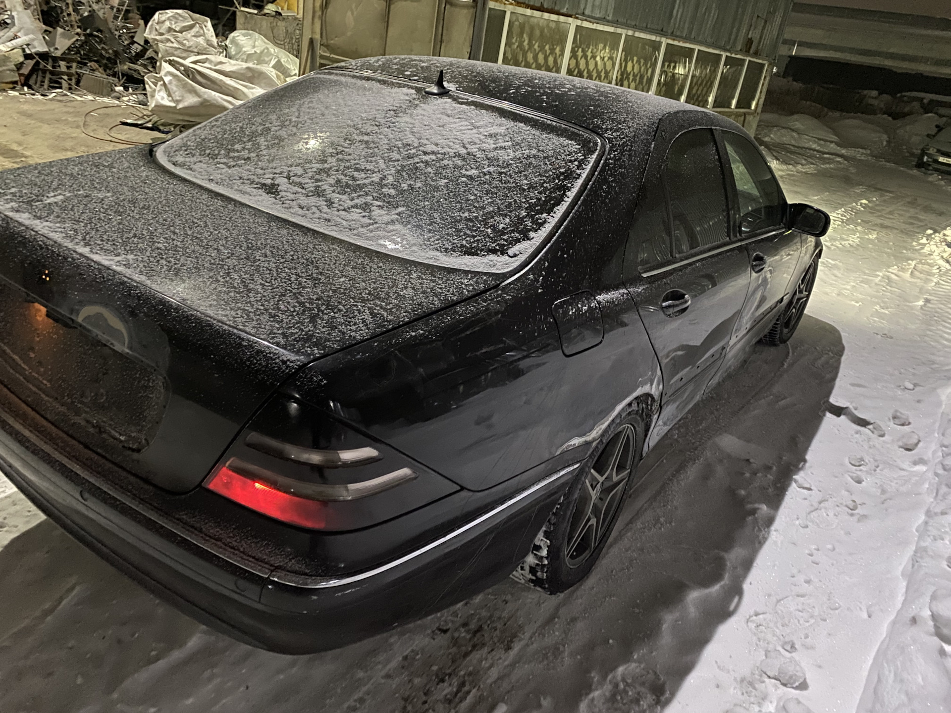 Затемнение задних фар лаком — Mercedes-Benz S-Class (W220), 3,2 л, 1999 ...