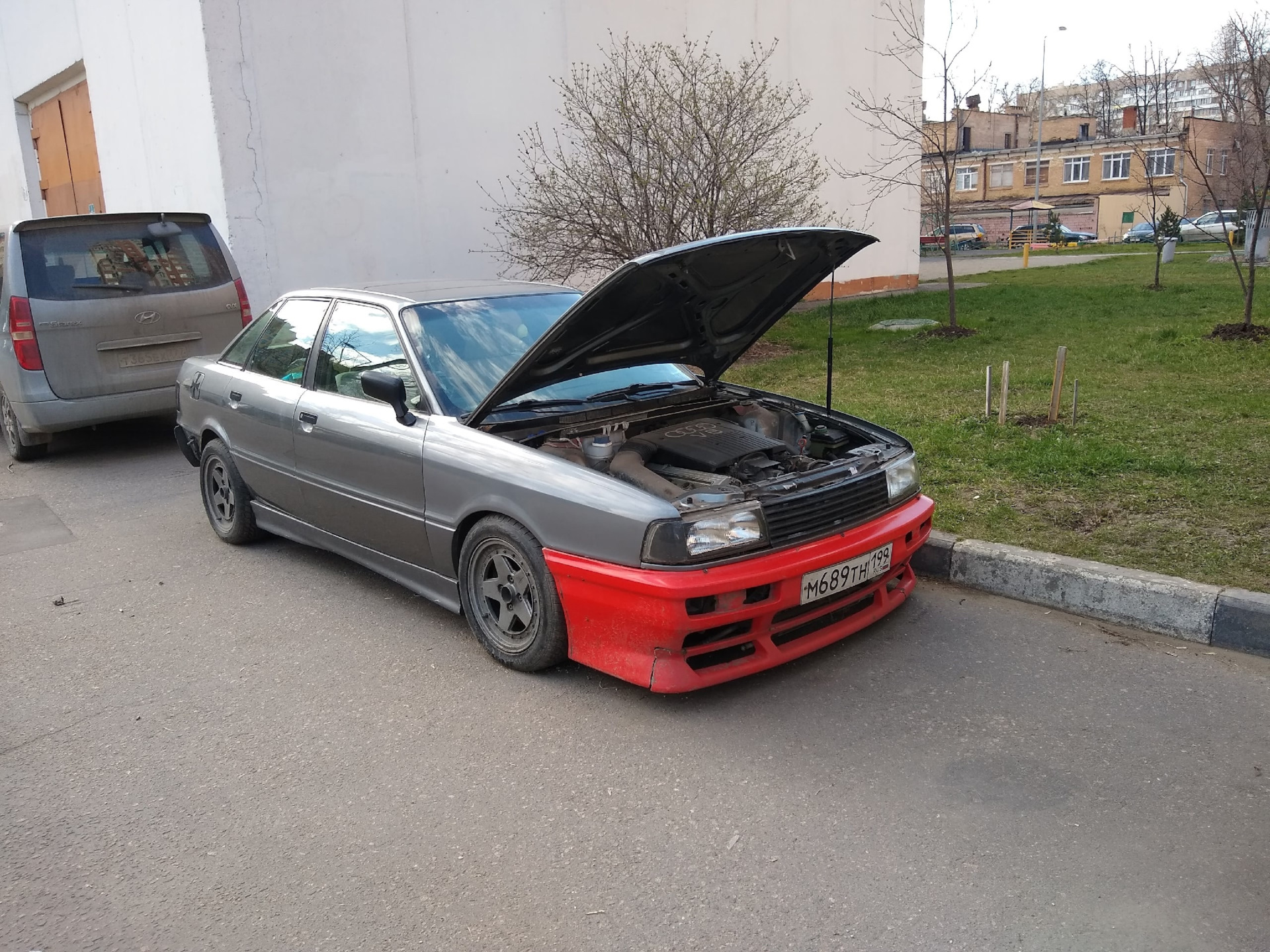 Audi 80 (B3) 3.6 бензиновый 1990 | 2 х 1.8 16v Rieger на DRIVE2
