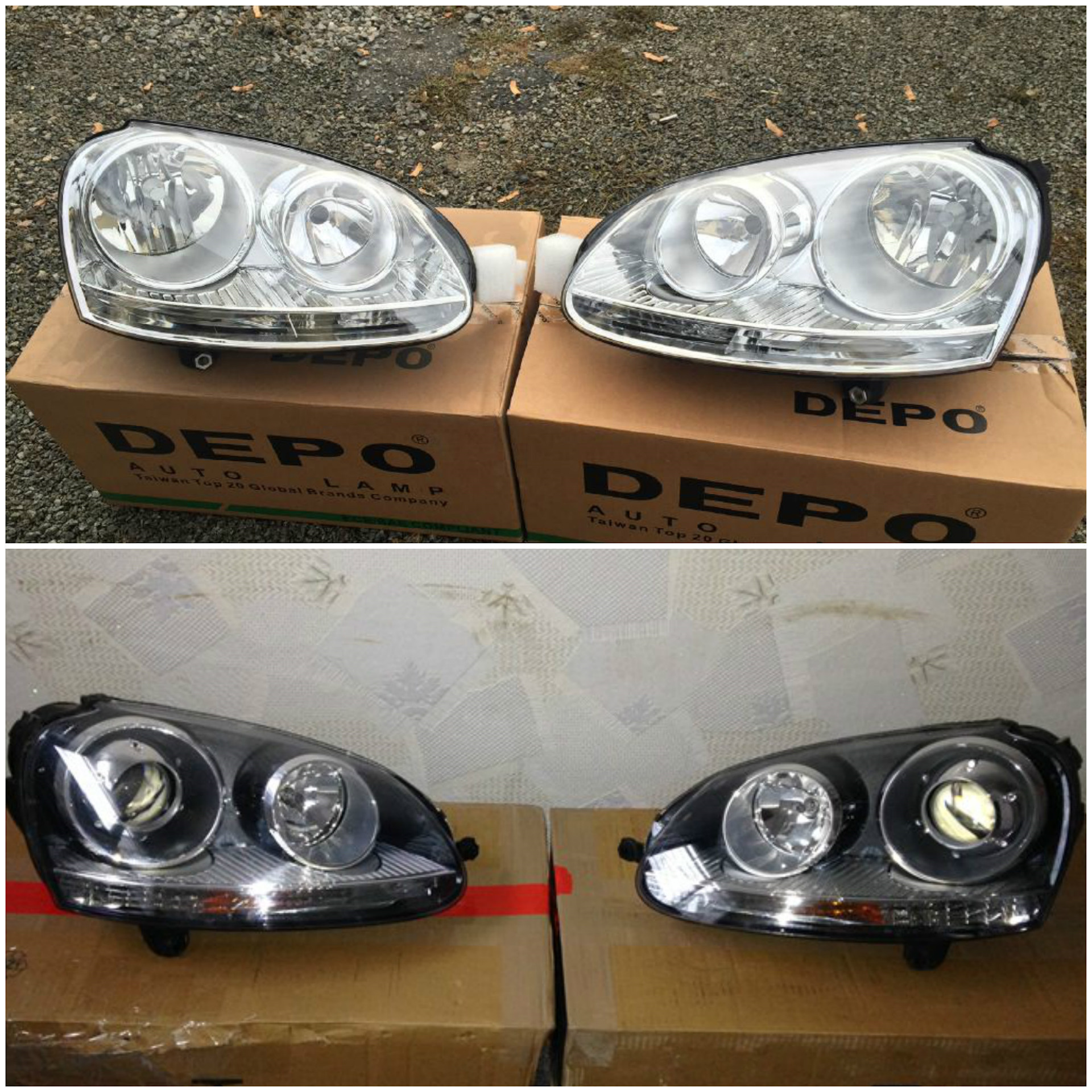 Фары Depo — брать или нет, немного о головном свете — Volkswagen Jetta ...