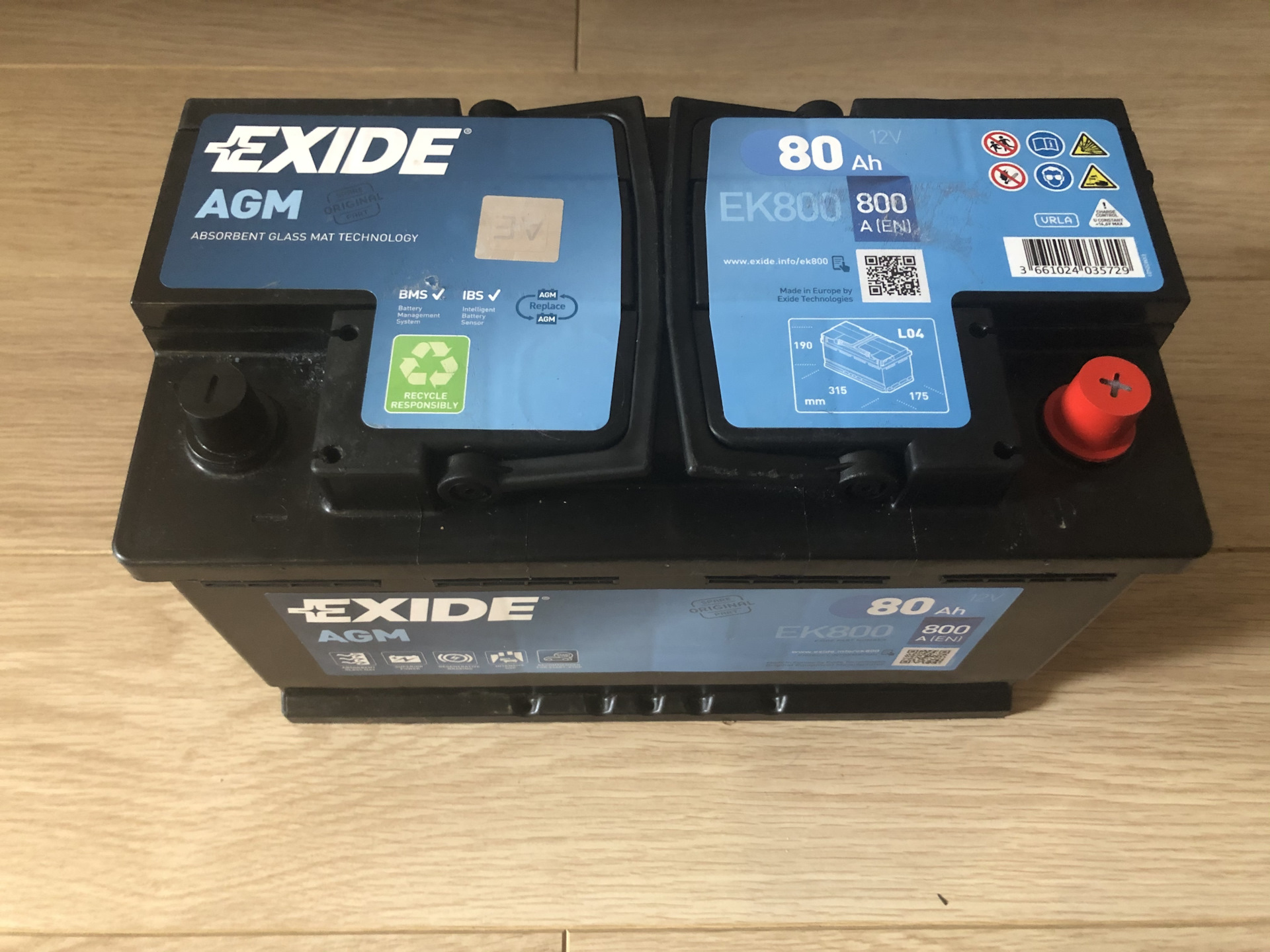 Exide ek800