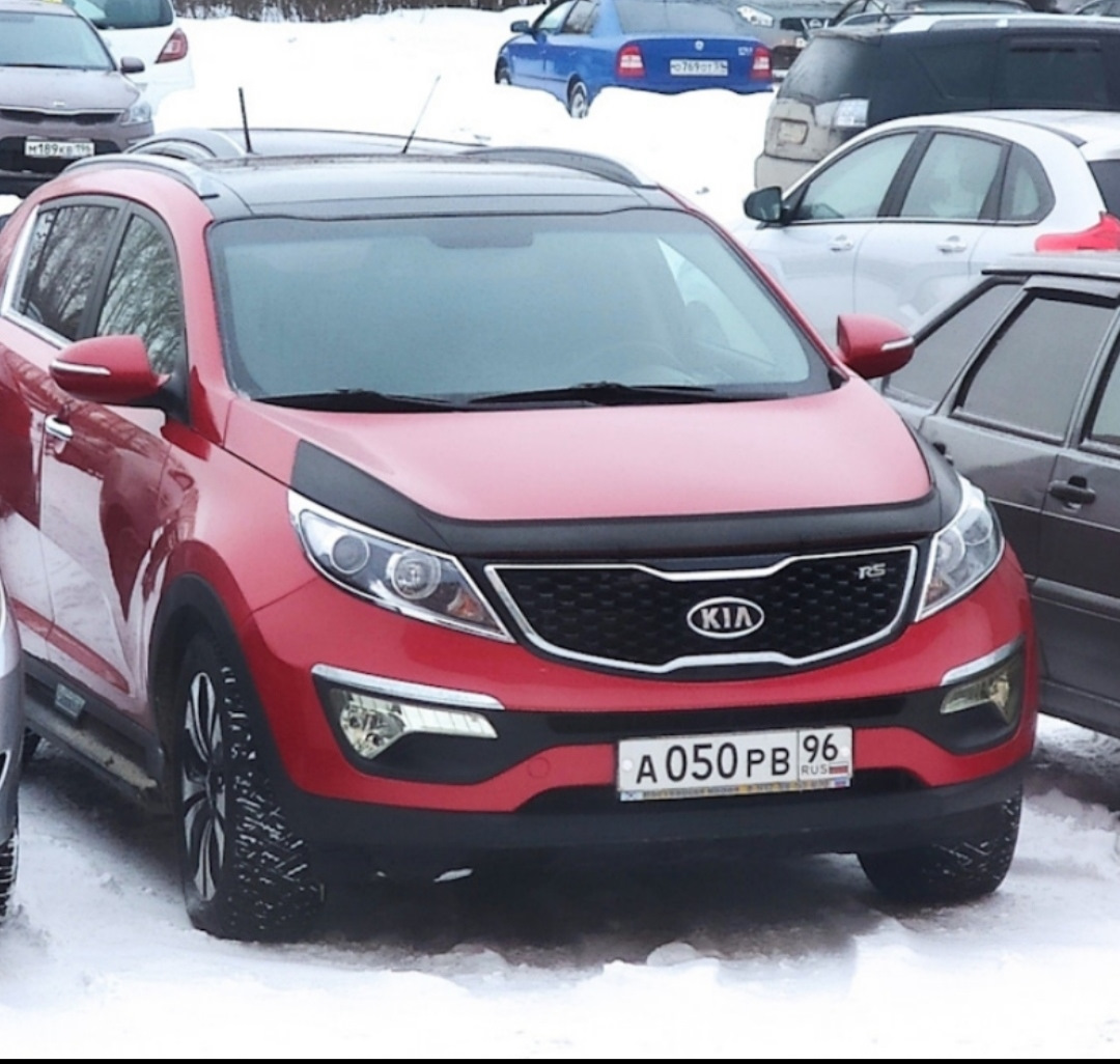 Убрал монобровь (мухобойка) — KIA Sportage (3G), 2 л, 2012 года | тюнинг |  DRIVE2