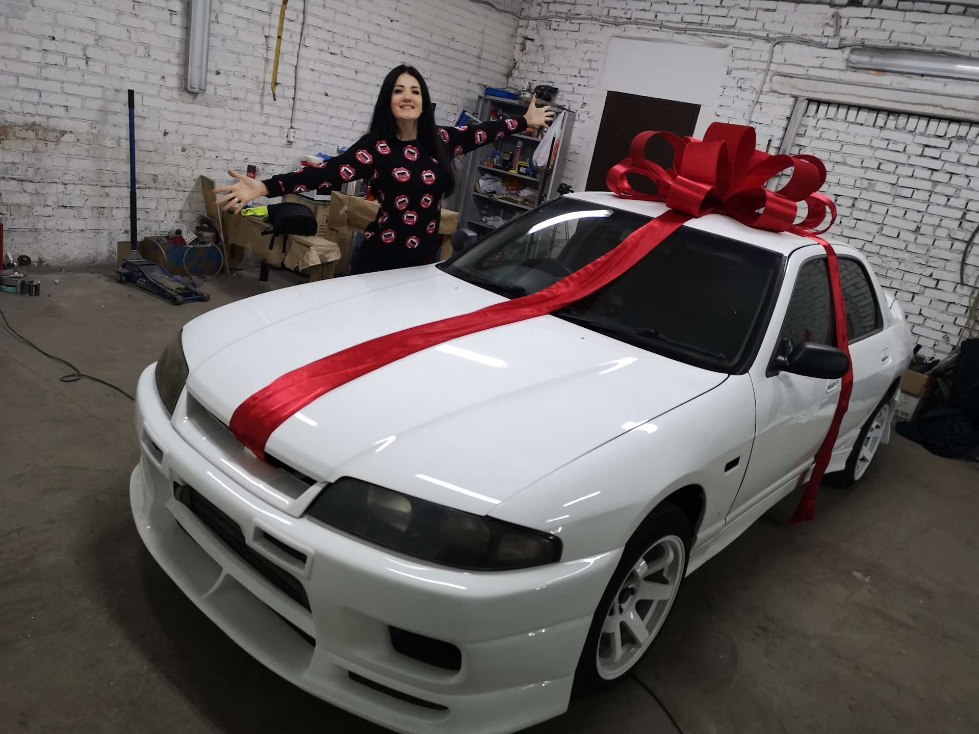 Nissan Skyline r33 Насти туман