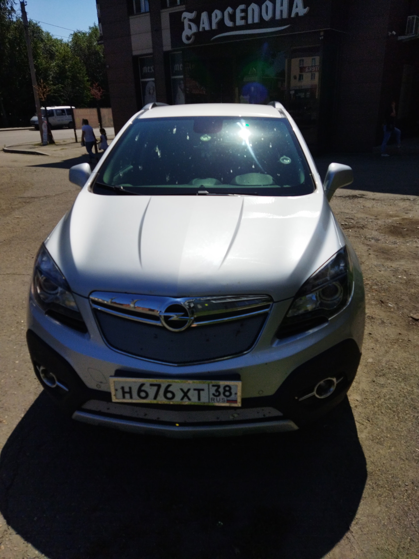 Защитная сетка бампера — Opel Mokka, 1,8 л, 2018 года | аксессуары | DRIVE2