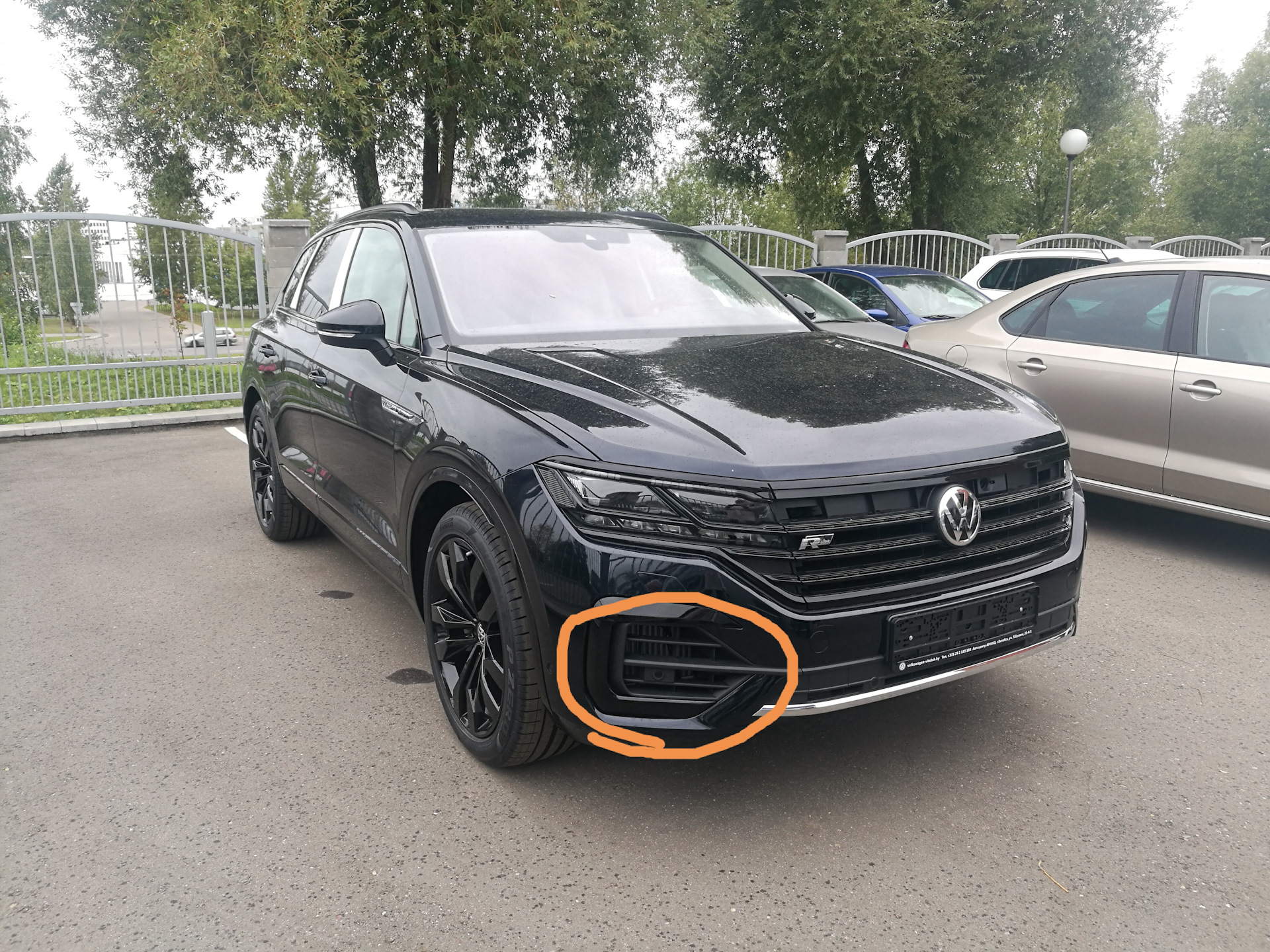 Оклейка пленкой авто. — Volkswagen Touareg (3G), 3 л, 2019 года | стайлинг  | DRIVE2