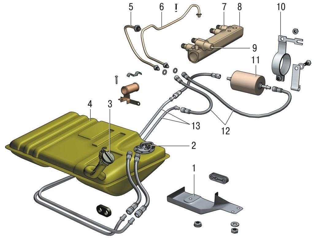 Схема бензобака дэу нексия