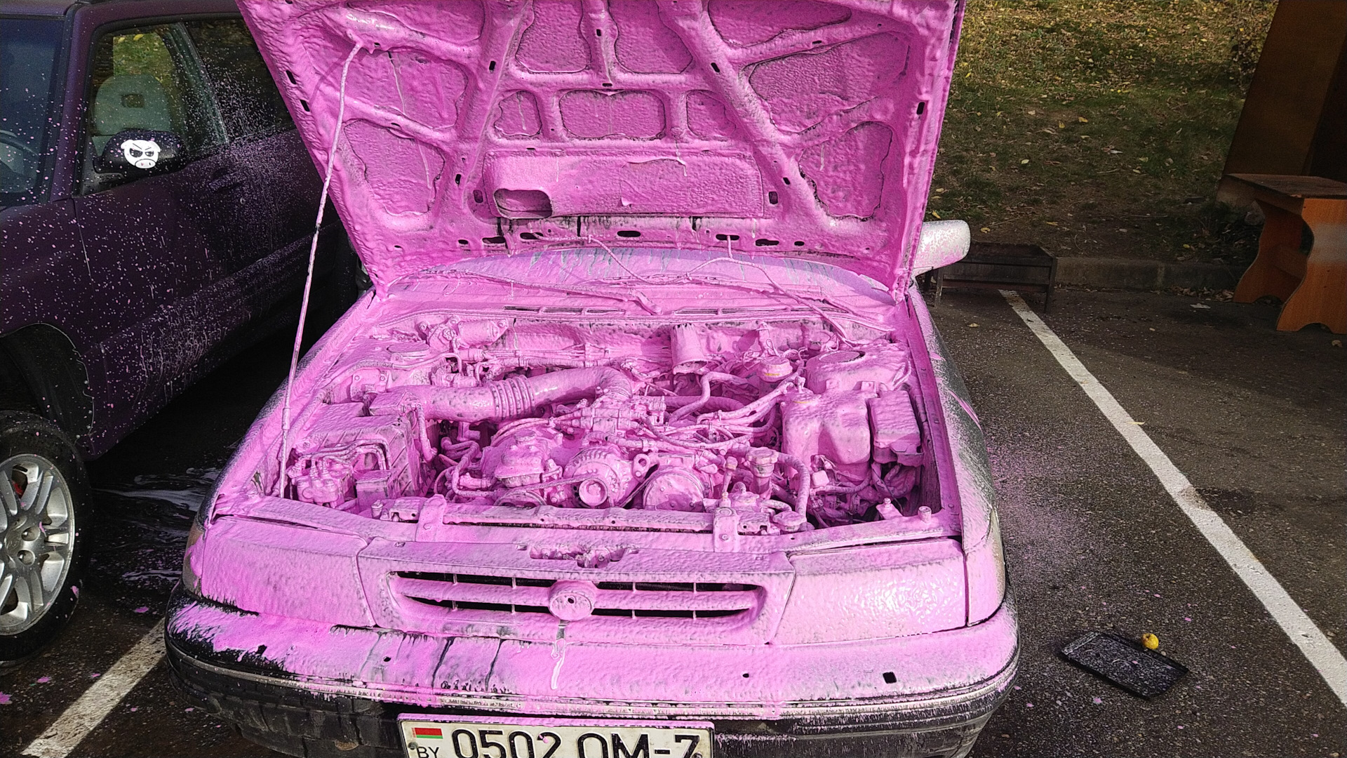 Мойка двигателя — Subaru Forester (SF), 2 л, 2000 года | мойка | DRIVE2