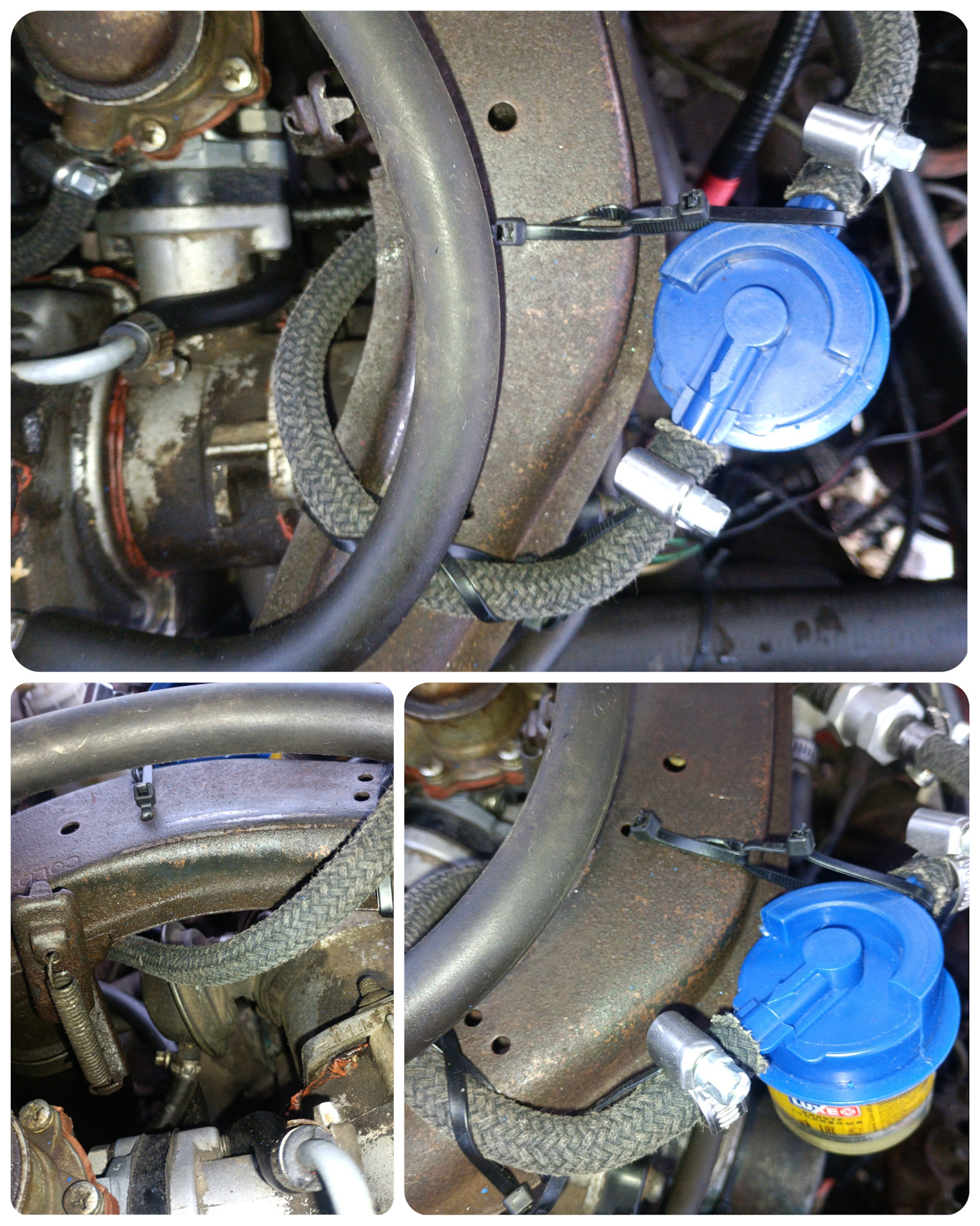 Установка обратного клапана на топливную магистраль. Перенос топливного ...