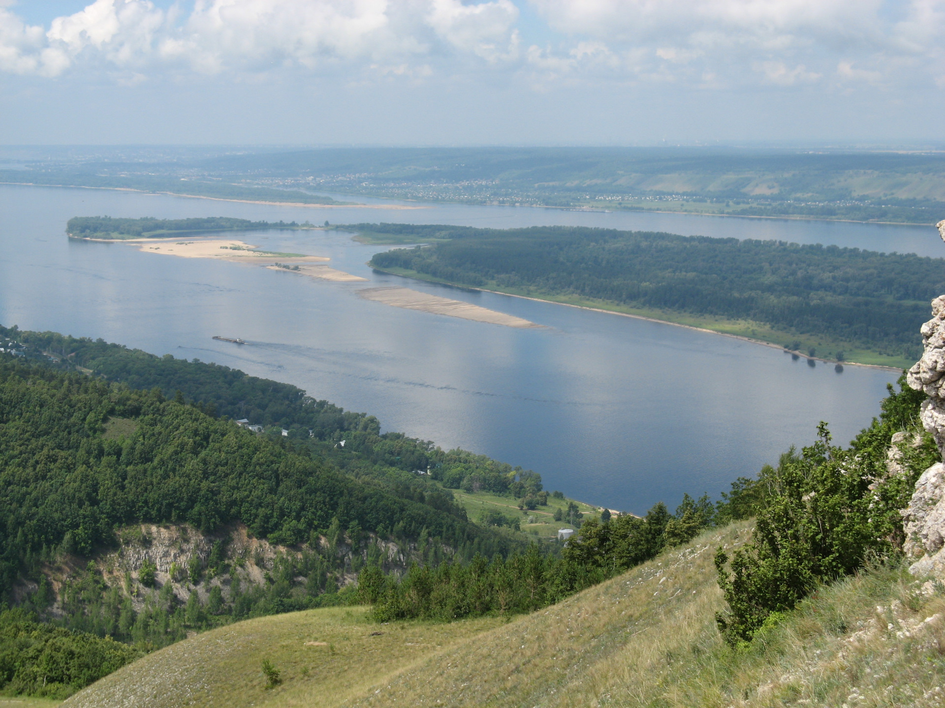 самара на берегу волги