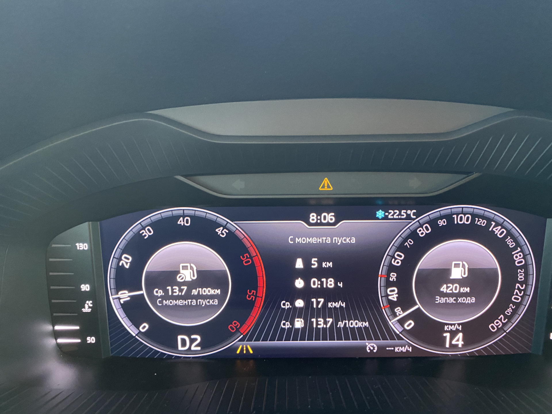 LCD приборная панель на 2017 — Skoda Kodiaq (1G), 2 л, 2017 года ...