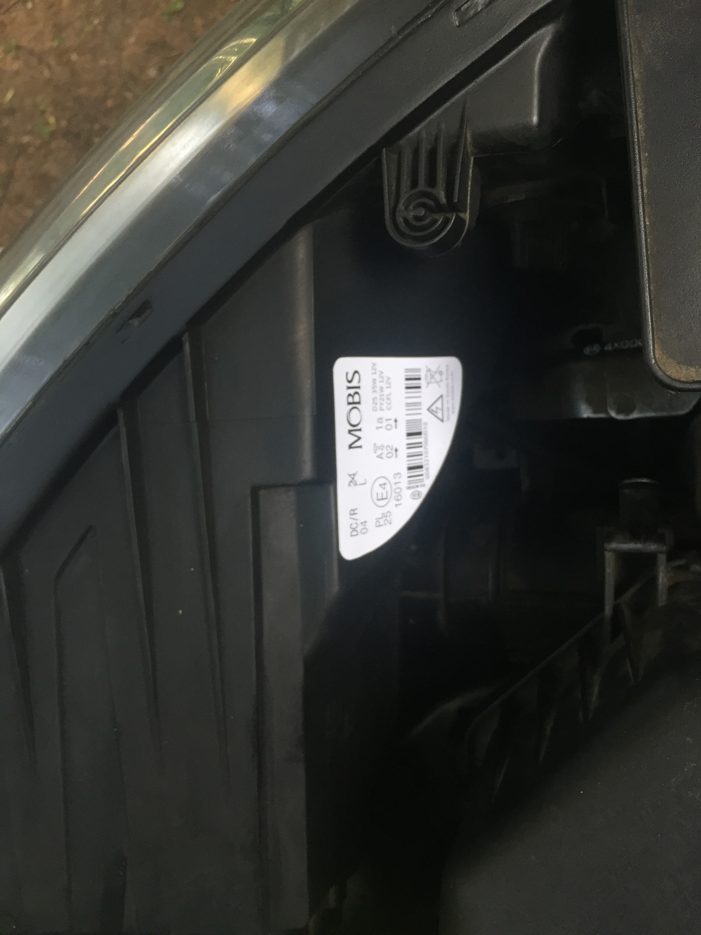 Маркировка фар под ксенон — KIA Rio (3G), 1,6 л., 2015 года | другое ...