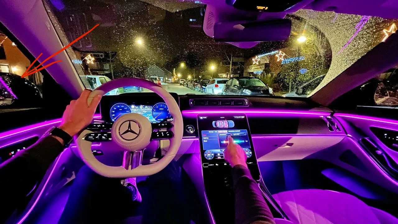 E220 салон подсветка