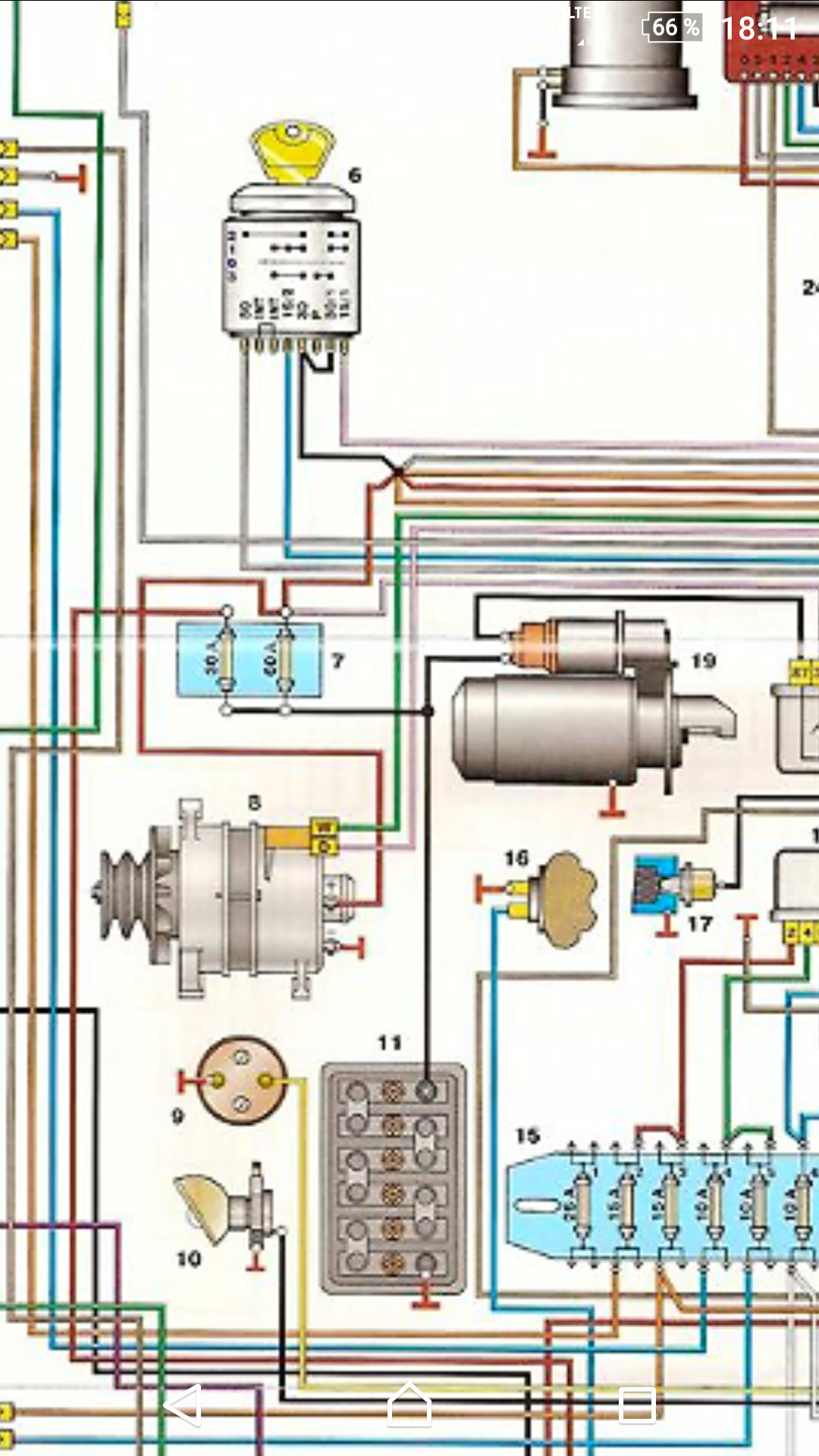 Схема силовых предохранителей газель