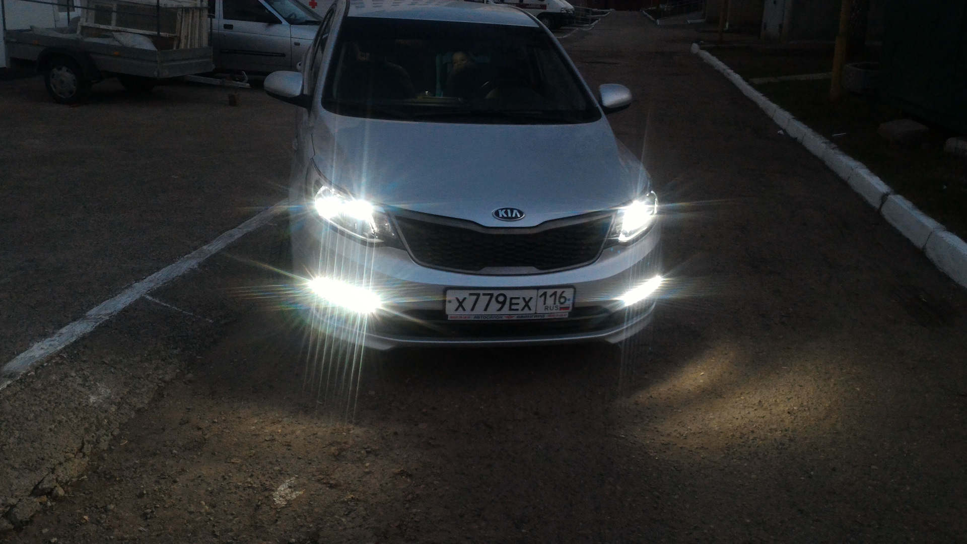 Светодиодные ДХО . Нужен совет — KIA Rio (3G), 1,6 л, 2016 года ...