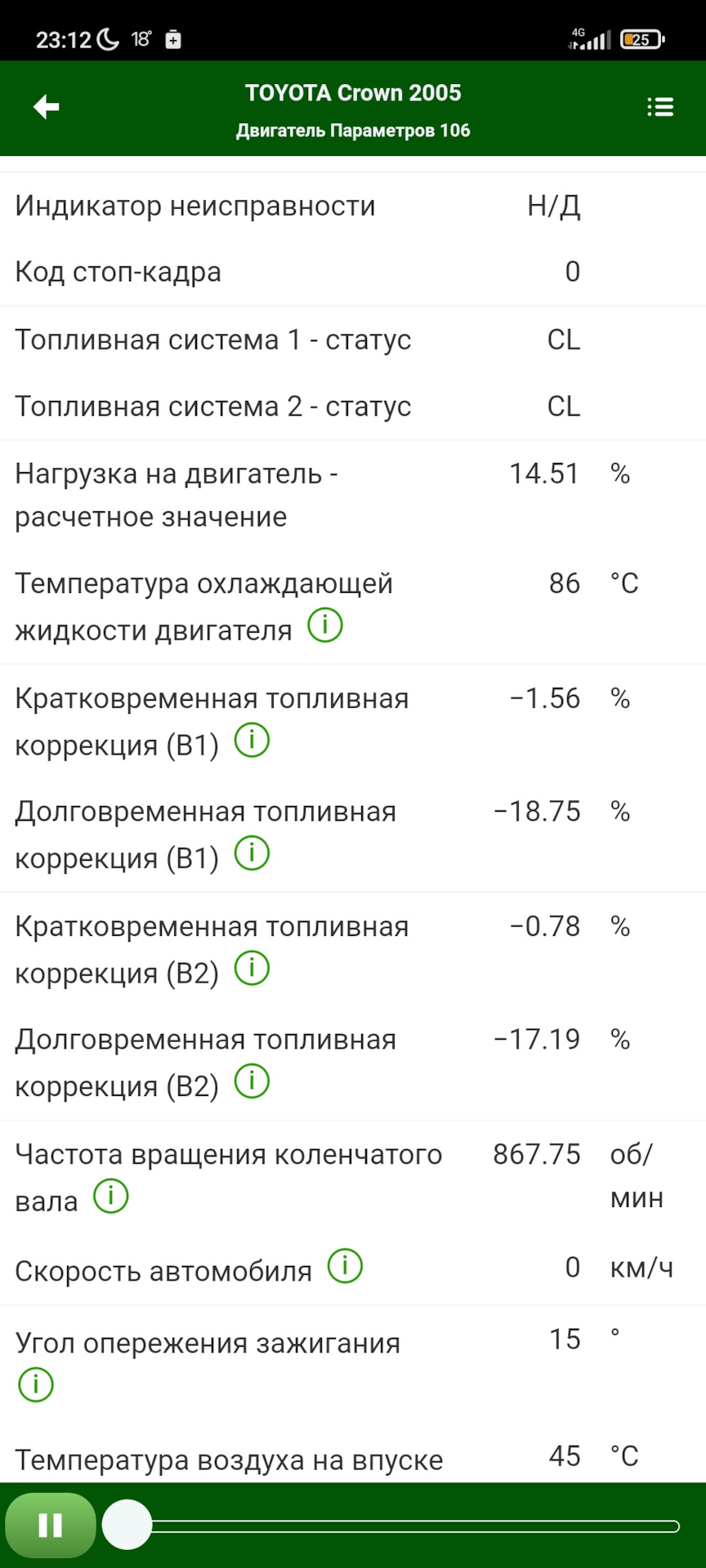 2 — Нагрузка на двигатель — Lexus IS II, 2,5 л, 2006 года | поломка | DRIVE2