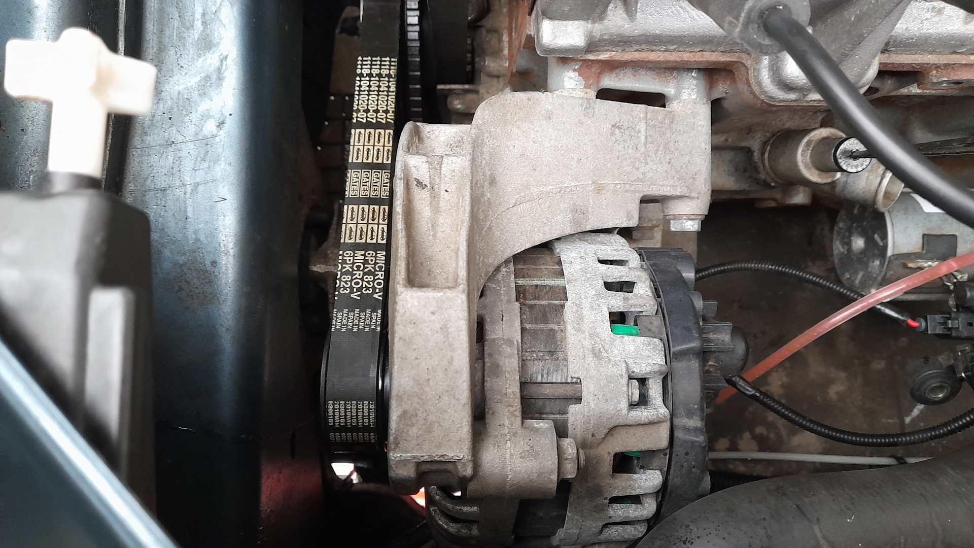 Свист ремня генератора — Lada Гранта, 1,6 л, 2015 года | другое | DRIVE2