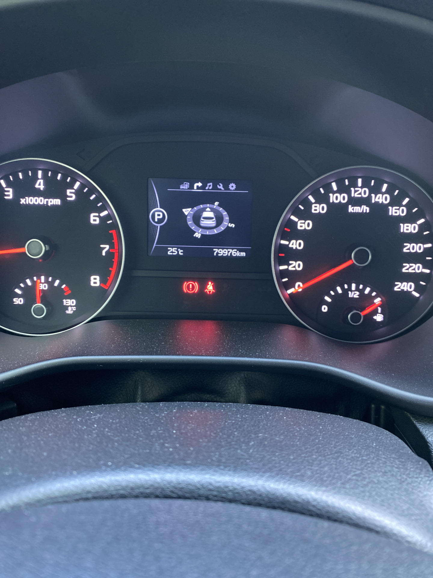 Цветная панель Supervision — KIA Sportage (4G), 2 л, 2016 года | своими ...