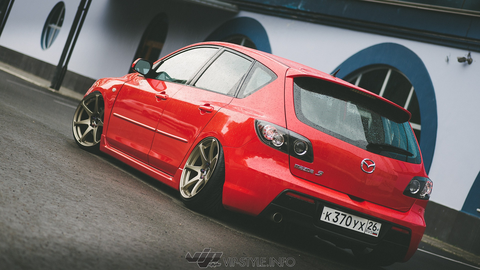 Mazda 3 MPS бирюзовая