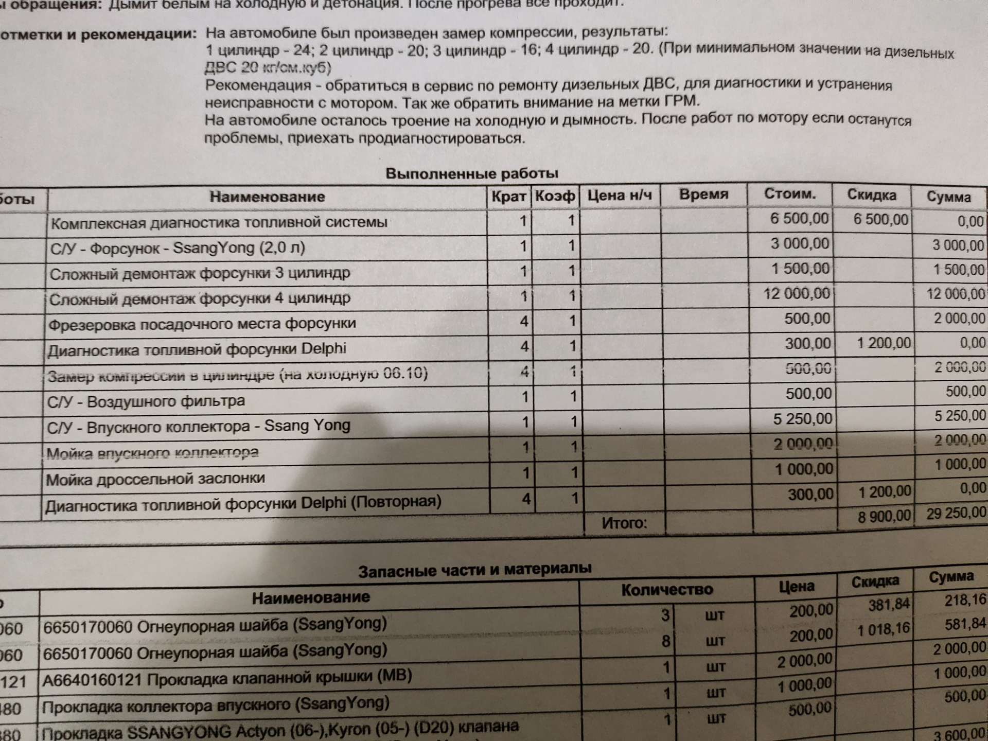 Непонятное подтраивание двигателя на холодную — SsangYong Kyron, 2 л ...