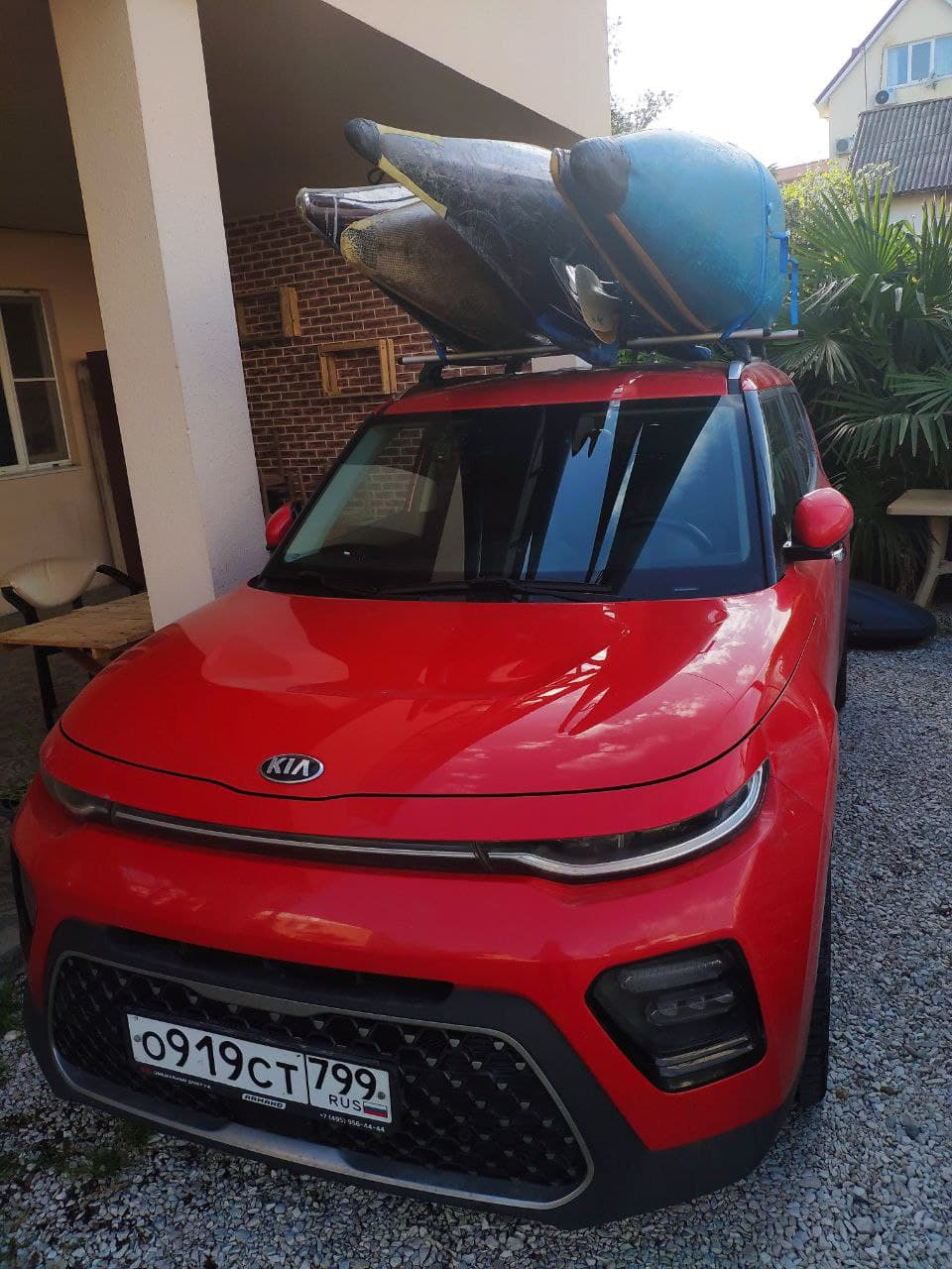 Багажник — KIA Soul (3G), 2 л, 2019 года | аксессуары | DRIVE2